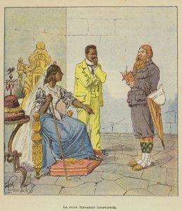 La regina Ravanalo intervistata da after Louis Charles Bombled