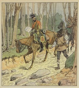 Il generale Stengel era un eccellente ufficiale di ussari da after Louis Charles Bombled
