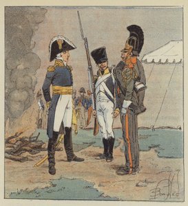 Il maresciallo Augereau, duca di Castiglione da after Louis Charles Bombled
