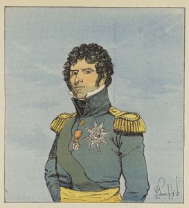 Il maresciallo Bernadotte da after Louis Charles Bombled