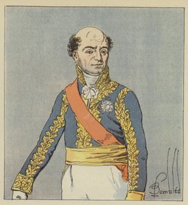Il maresciallo Perignon da after Louis Charles Bombled