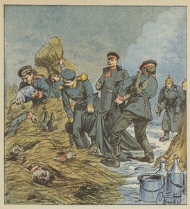 I prussiani bruciano i loro morti da after Louis Charles Bombled