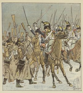 I corazzieri di Doumerc fanno 1.800 russi prigionieri da after Louis Charles Bombled