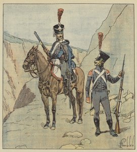 Le province confinanti con i turchi avevano reggimenti croati da after Louis Charles Bombled