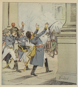 Morte di Duphot da after Louis Charles Bombled