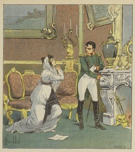Napoleone e Mme Hatzfeld da after Louis Charles Bombled
