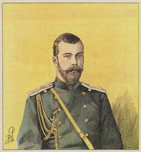 Nicola II, Imperatore di Russia da after Louis Charles Bombled