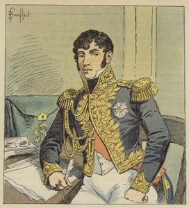 Ritratto del conte di Montholon, esecutore testamentario di Napoleone da after Louis Charles Bombled