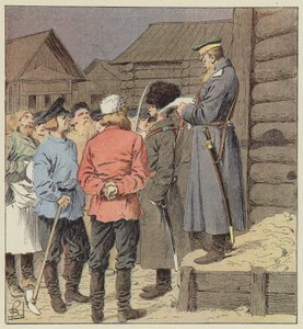 Proclamazione della guerra in Siberia