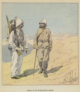 Soldati del 13º fanteria di marina