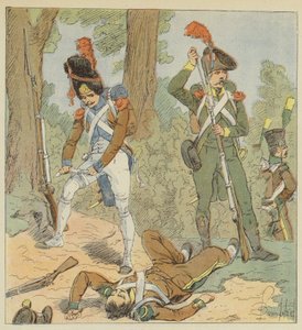 Truppe italiane, Legione piemontese, Fanteria di battaglia, 1806, Legione italica, 1800