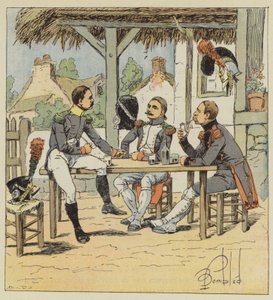 Volteggiatore, cacciatore a piedi e zappatore del genio da after Louis Charles Bombled