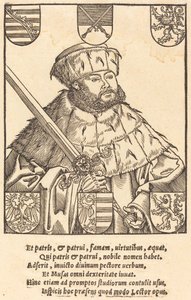 Giovanni Federico il Magnanimo, in abiti elettorali [destra] da after Lucas Cranach the Younger