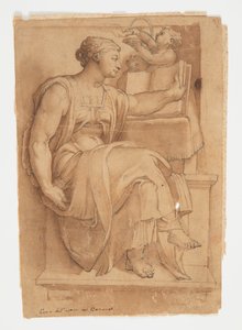 Sibilla Eritrea dal soffitto della Cappella Sistina, dopo Michelangelo da after Michelangelo Buonarroti