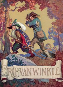 Illustrazione di copertina per Rip Van Winkle
