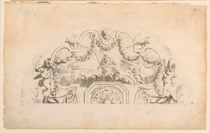 Foglie di ventaglio, prima metà del set "Desseins d