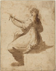 Il suonatore di liuto da after Orazio Gentileschi