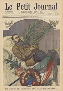 Il generale boero Piet Joubert sul letto di morte, Pretoria, Sudafrica