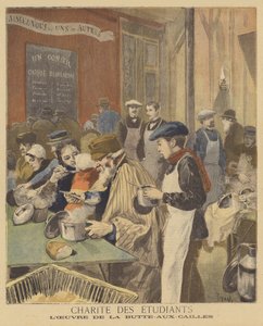 Carità degli studenti da after Oswaldo Tofani