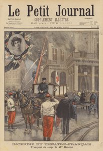 Incendio al Théâtre-Français da after Oswaldo Tofani