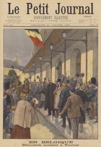 Paul Deroulede riceve un caloroso benvenuto a Tournai, Belgio