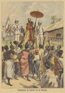 Proclamazione del nuovo re del Dahomey