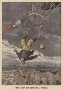 Terribile morte di un aeronauta a Beuzeville da after Oswaldo Tofani