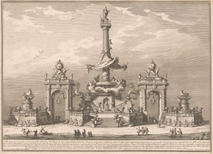 La Seconda Macchina per la Chinea del 1752: Il Banchetto degli Dei nella Villa Carl