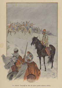 Il colonnello Youssouf alla testa della nostra piccola colonna d