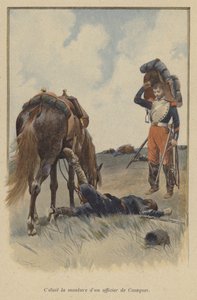 Era il cavallo di un ufficiale cosacco da after Paris