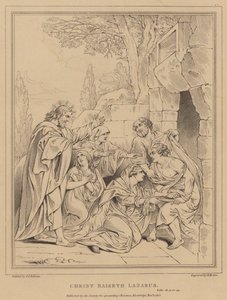 Cristo risuscita Lazzaro, Luca da after Peter Paul Rubens