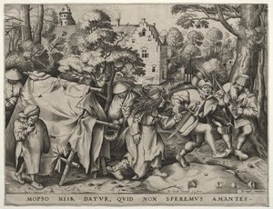 Il Matrimonio di Mopsus e Nisa da after Pieter Bruegel