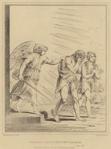 Adamo ed Eva cacciati dal Paradiso, Genesi da after Raphael