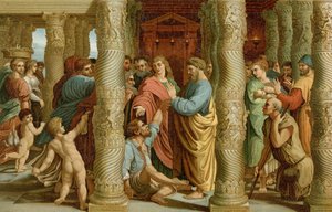 Guarigione del nato storpio da after Raphael
