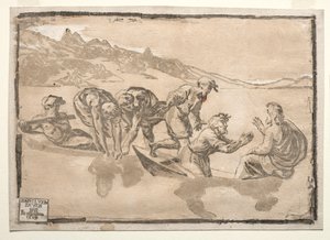 La pesca miracolosa da after Raphael