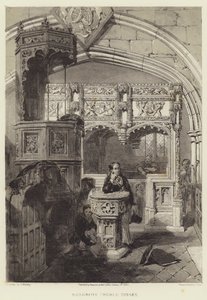 Chiesa di Boxgrove, Sussex da Samuel (after) Prout