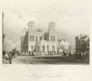 Municipio di Kingston da after Thomas Allom