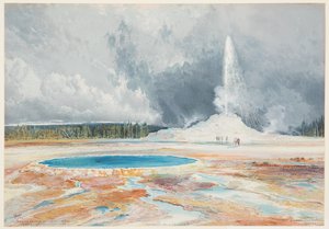 Geyser Castle, Upper Geyser Basin, Parco Nazionale di Yellowstone