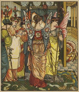 Apparizione del granchio fatato da after Walter Crane