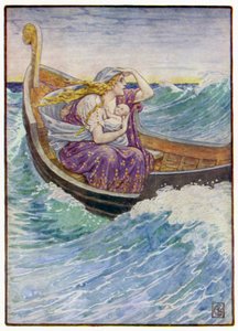 Per due giorni e due notti la barca fu sballottata qua e là da after Walter Crane