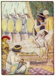 Con uno sforzo li guardò mentre passavano da after Walter Crane