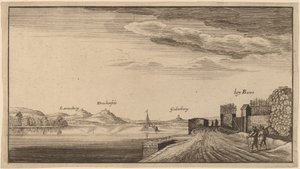 Vista di Lewenberg da after Wenceslaus Hollar