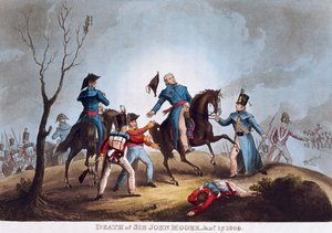 Morte di Sir John Moore, 17 gennaio 1809 da after William Heath