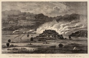 La cattura della roccaforte di Sekukuni, vista generale dell