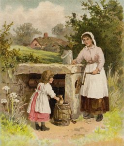 Il pozzo del villaggio da after William Henry James Boot