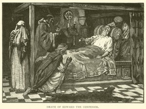 Morte di Edoardo il Confessore da after William Henry Margetson