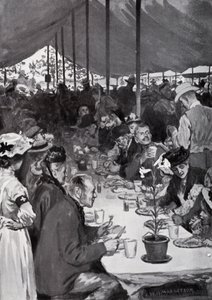 La cena del re a Fulham da after William Henry Margetson