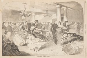 Un ballo dei cadetti a West Point da after Winslow Homer