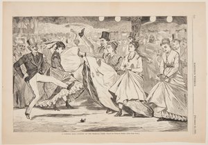 Un Ballo Parigino – Ballo al Mabille, Parigi da after Winslow Homer