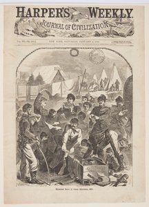 Scatole di Natale in campo – Natale, 1861
